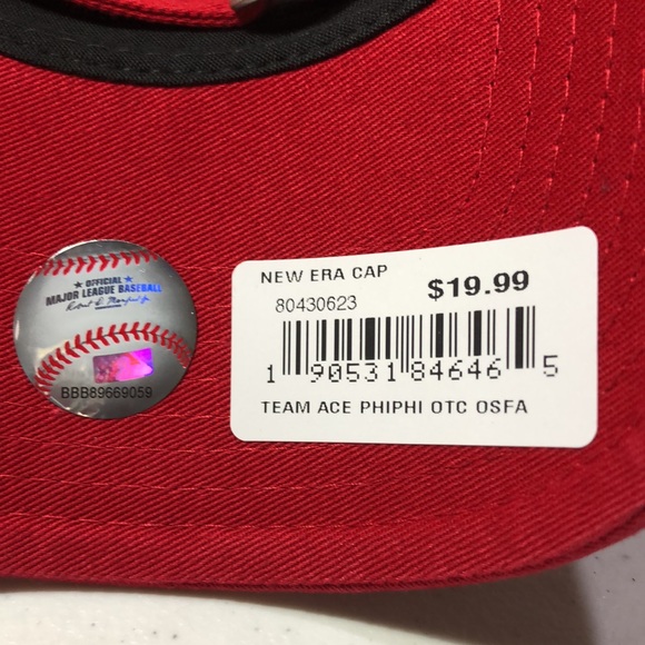 Philadelphia Phillies MLB New Era 9TWENTY Women’s Adjustable Baseball Hat Cap OS - Picture 5 of 8